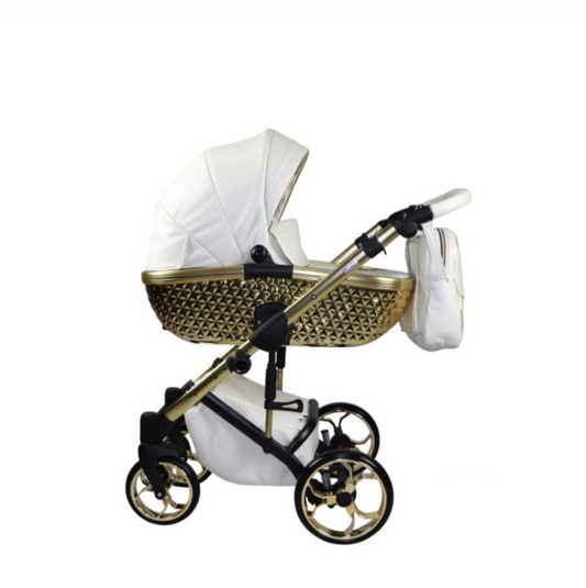 Cărucior Ritmo White & Gold