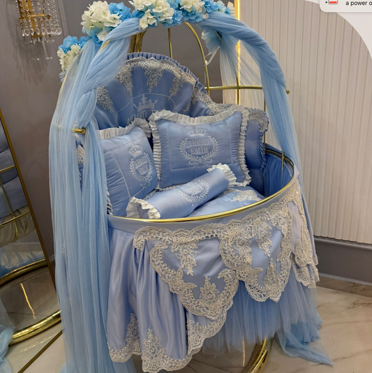 Pătuț Balansoar Imperial Blue