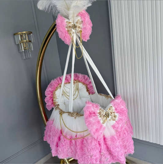 Pătuț Tip Balansoar Princess Bloom