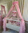 Set Lenjerie Pătuț & Bebe Princess Pink