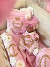 Set Lenjerie Pătuț & Bebe Princess Pink
